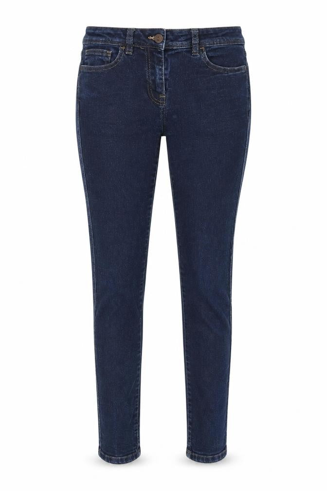 Front view of Next Women's Blue Skinny Jeans, size 8