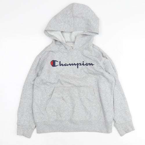 Champion Boys Grey Pullover Hoodie - Size 10 Years