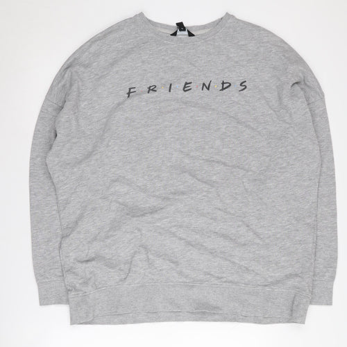 New Look Women's Grey Sweatshirt Size 16 Friends Theme