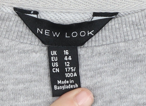 New Look Women's Grey Sweatshirt Size 16 Friends Theme