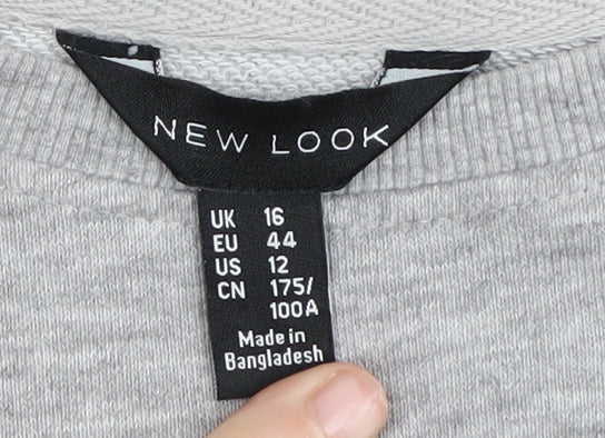 New Look Women's Grey Sweatshirt Size 16 Friends Theme