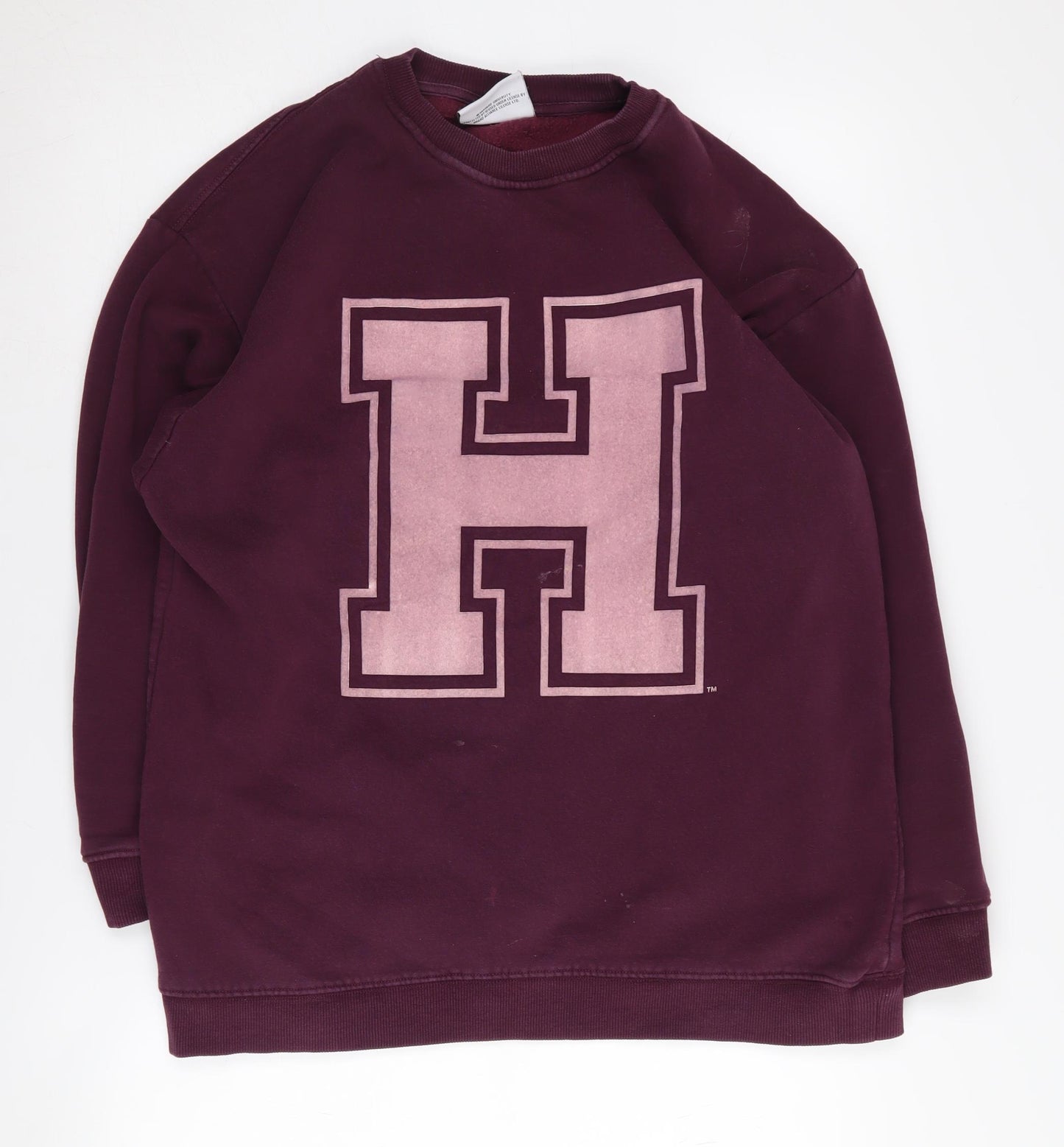 Harvard Unisex Purple Pullover Sweatshirt L