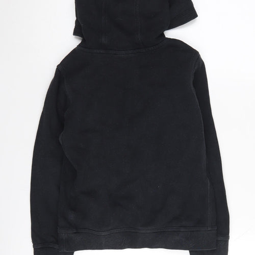 Nike Boys Black Hoodie Size S Pullover Casual Logo