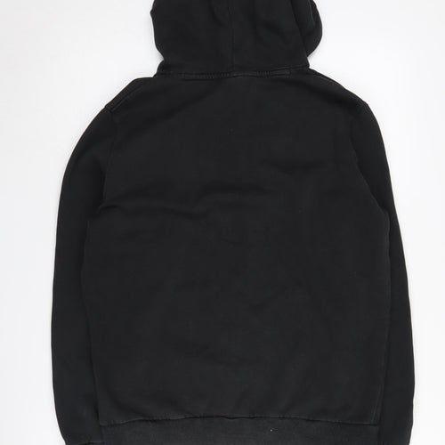Puma Men's Black Medium Logo Pullover Hoodie