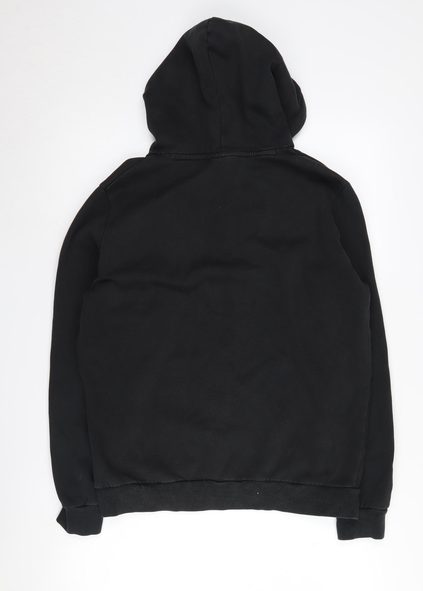Puma Men's Black Medium Logo Pullover Hoodie