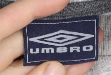 Umbro Men's Grey Sweatshirt, Size L