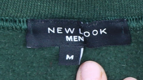 New Look Men's Green M Basketball Sweatshirt Pullover