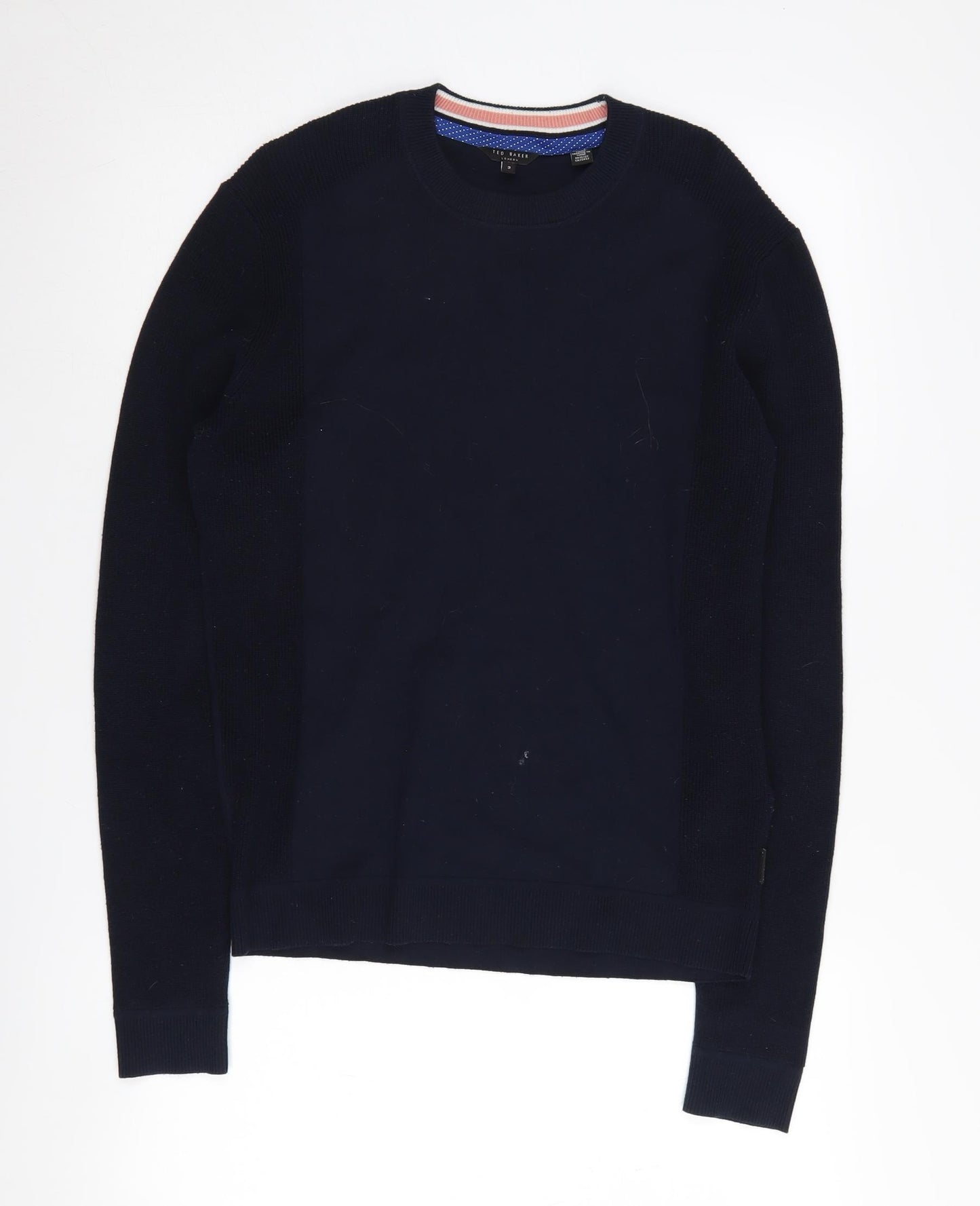 Ted Baker Black Cotton Blend Pullover Jumper M