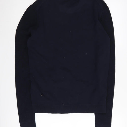 Ted Baker Black Cotton Blend Pullover Jumper M