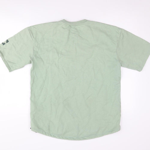 Zara Green Cotton Men’s T-Shirt, Size S