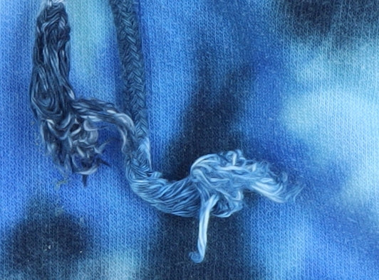 Ratchet Men's Blue Tie-Dye Pullover Hoodie Size S