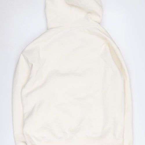 Zara Women's Ivory Pullover Hoodie Size S