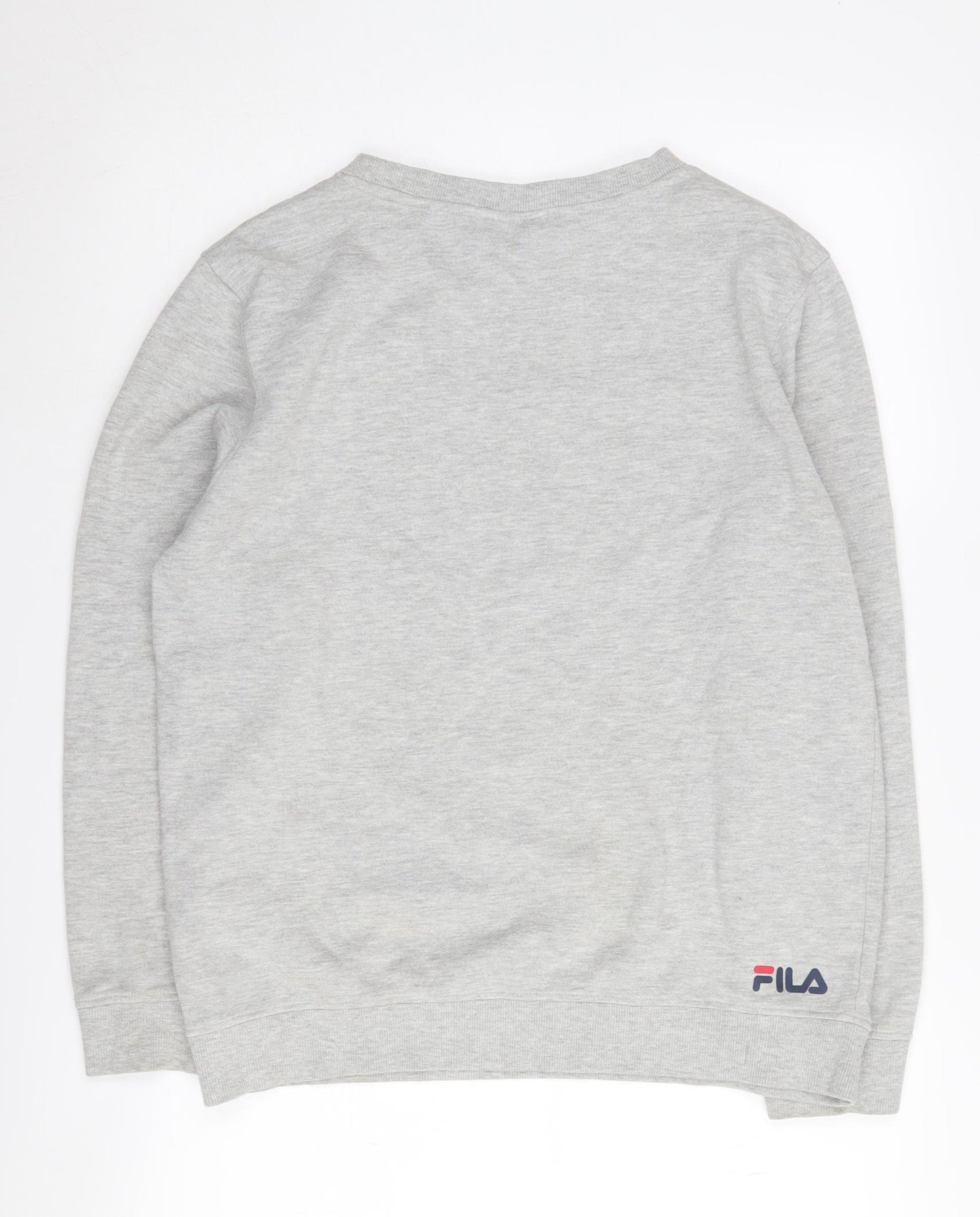 Fila Unisex Grey Logo Sweatshirt Pullover Size S