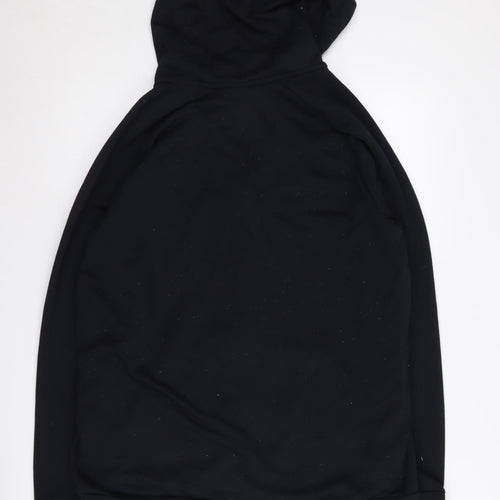 Nike Men's Black Hoodie L Full Zip with Logo