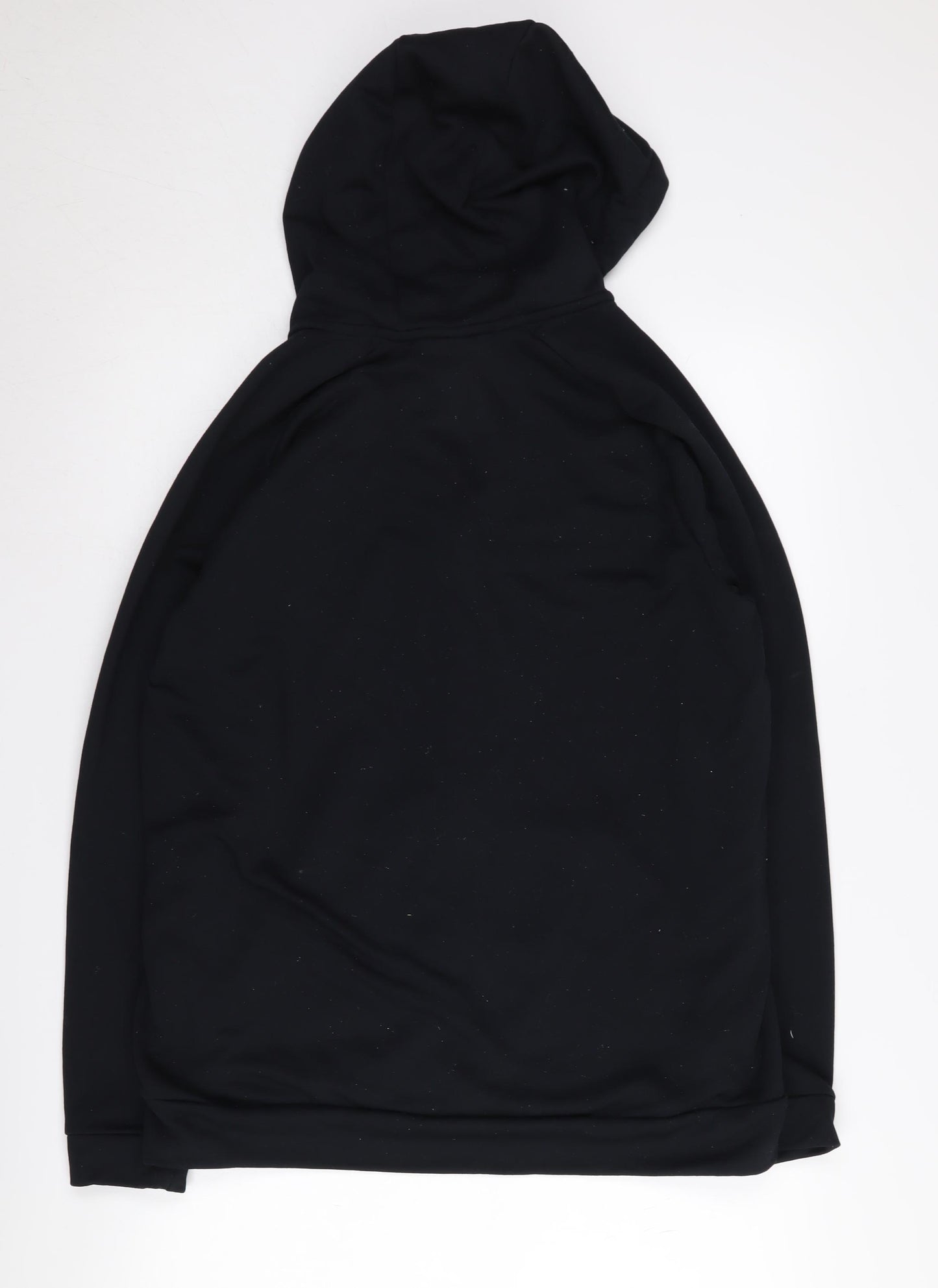 Nike Men's Black Hoodie L Full Zip with Logo