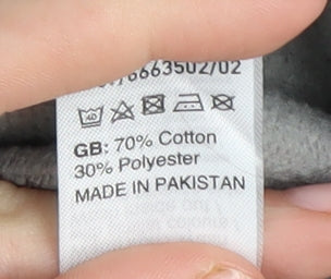 New Look Men's Grey Hoodie S - Athletic Logo Pullover