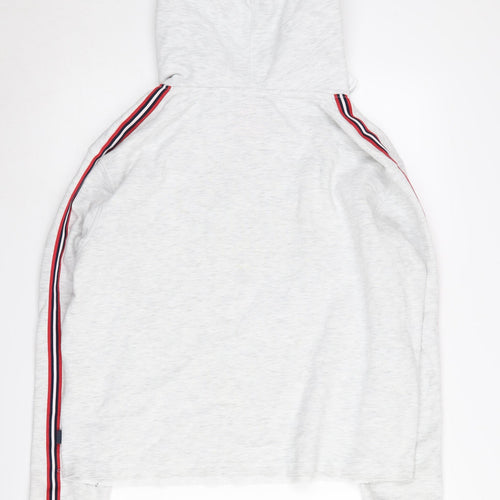 SuperDry Women's Grey Pullover Hoodie, Size 14