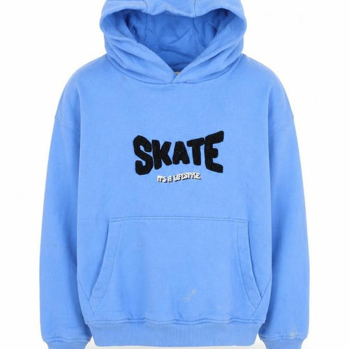 Marks and Spencer Boys Blue Skateboard Hoodie 9-10 Years