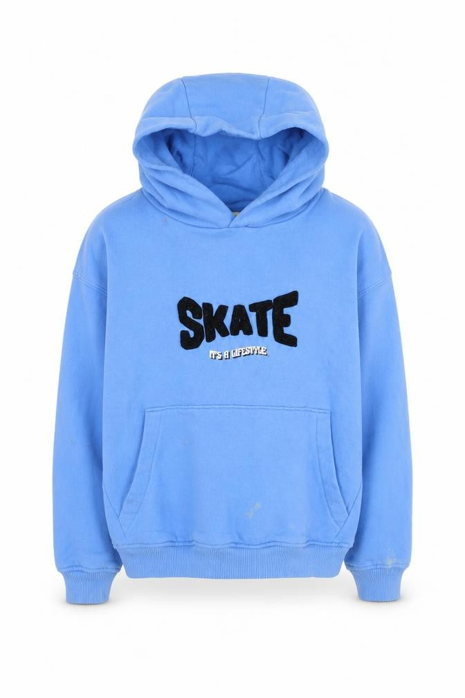 Marks and Spencer Boys Blue Skateboard Hoodie 9-10 Years