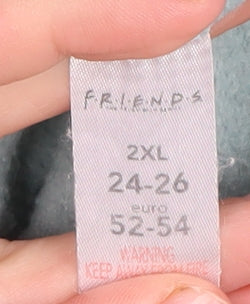 Friends Green Unisex 2XL Pullover Sweatshirt Casual