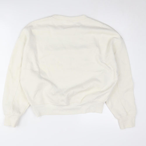 Disney Women's Ivory Winnie the Pooh Sweatshirt S