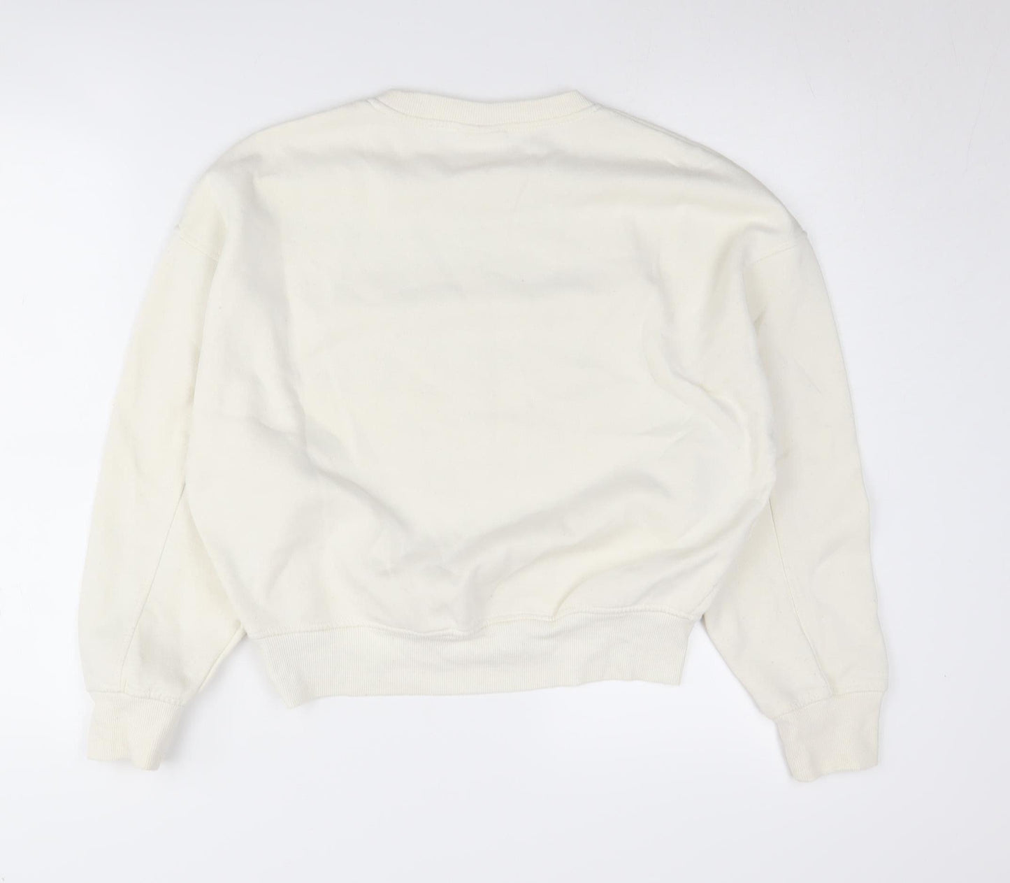 Disney Women's Ivory Winnie the Pooh Sweatshirt S