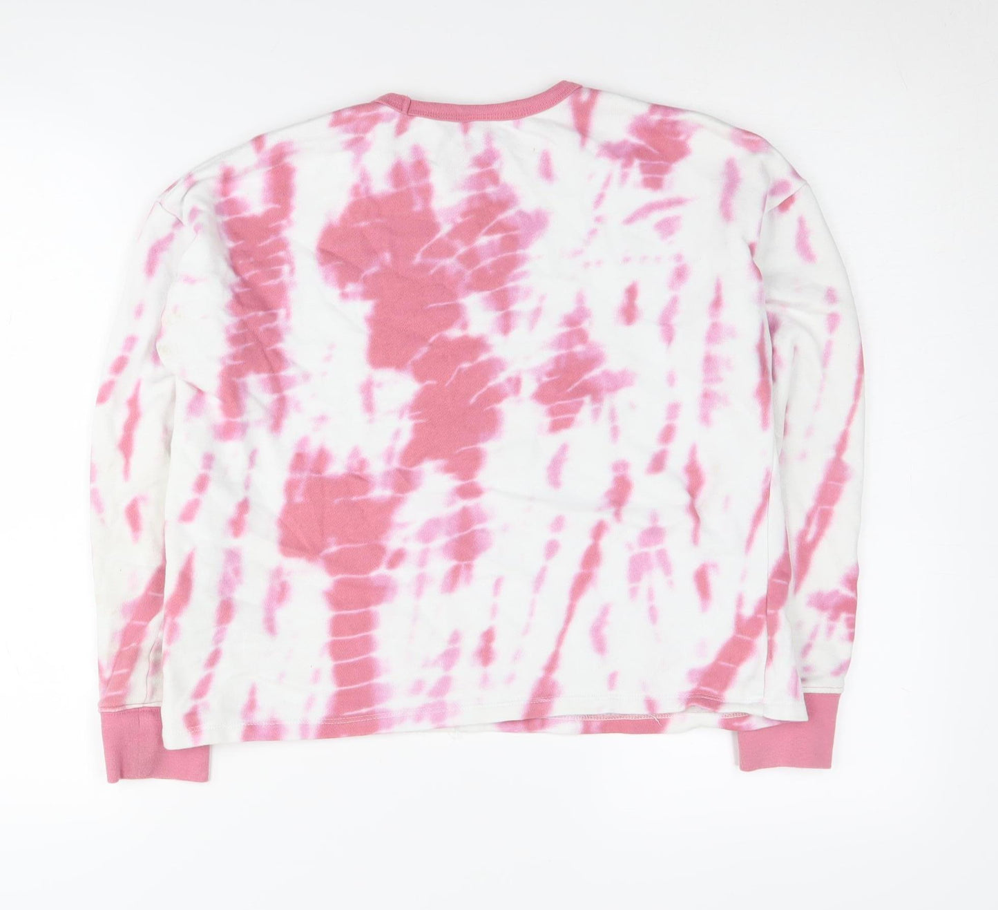 Bench Girls Pink Tie-Dye Pullover Sweatshirt XL