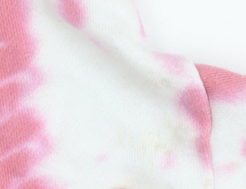 Bench Girls Pink Tie-Dye Pullover Sweatshirt XL