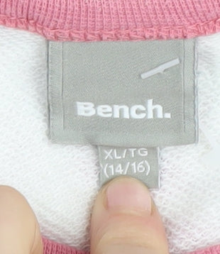 Bench Girls Pink Tie-Dye Pullover Sweatshirt XL