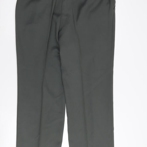 Dunn & Co Men's Green Dress Pants 31L Classic Fit