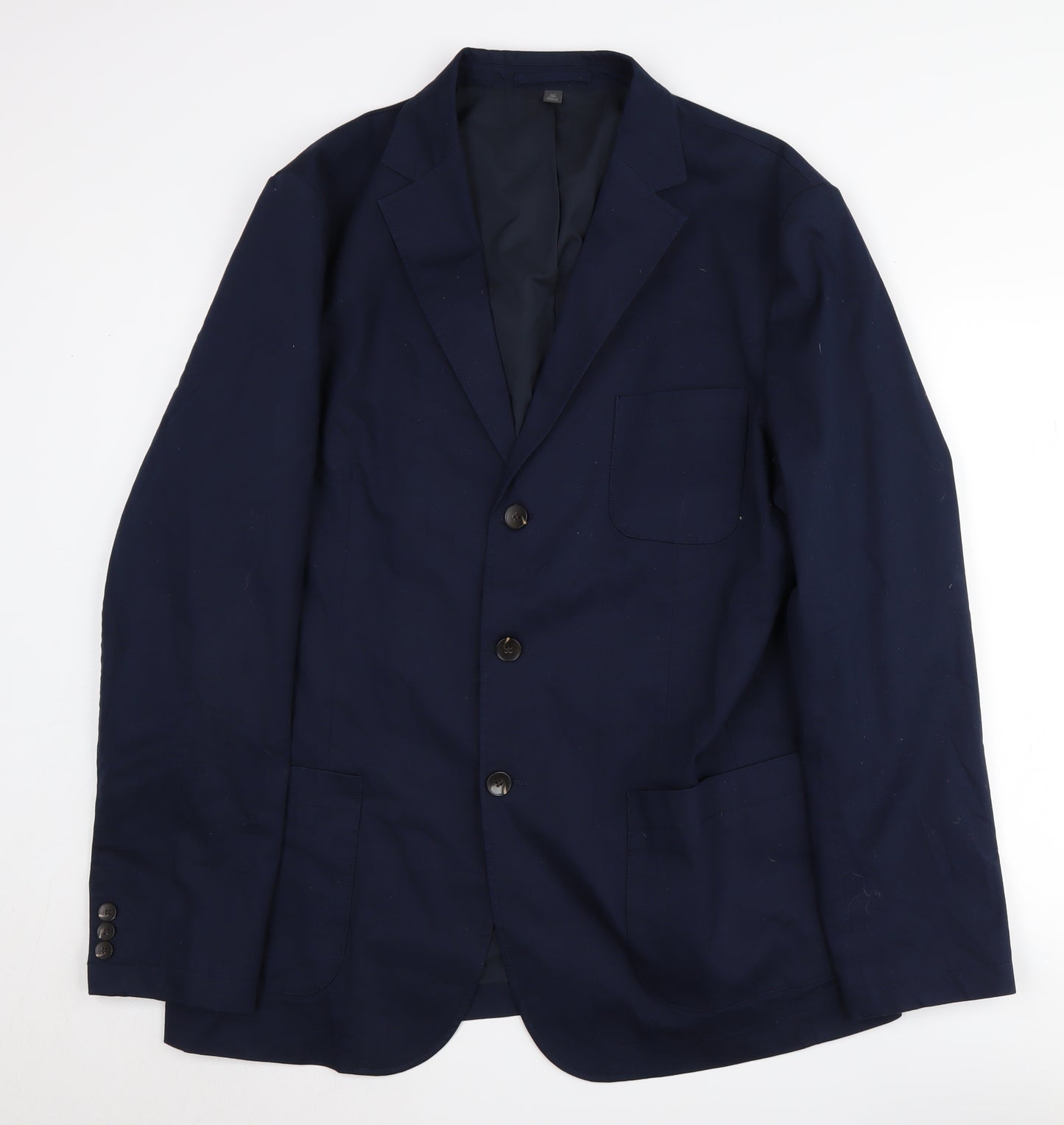 Marks and Spencer Men's Blue 44L Blazer Jacket