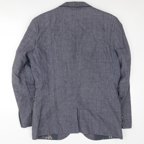 Next Men's Blue Regular Fit Blazer 40R Jacket