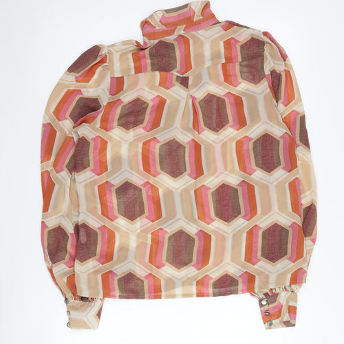 River Island Women's Multicoloured 12 Button-Up Shirt