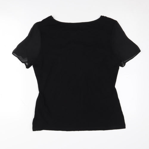 Betty Jackson Black Women's Black Blouse Size 14 Casual