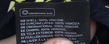 H&M Women's Multicoloured Floral Shift Dress Size 16