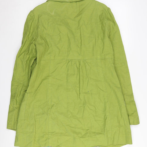 Monsoon Women's Green Mid-Length Coat Size 12
