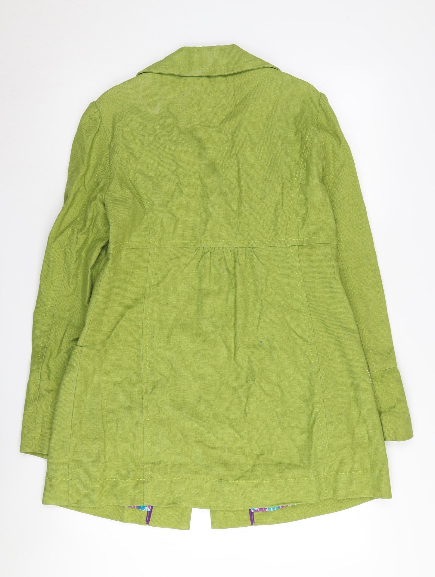 Monsoon Women's Green Mid-Length Coat Size 12
