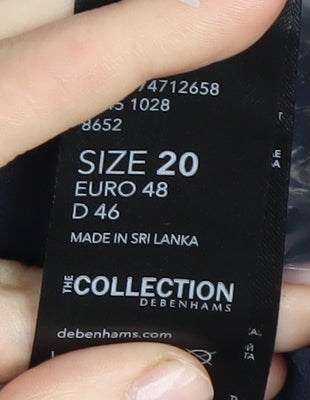 The Collection Debenhams Women's Multicoloured A-Line Dress, Size 20