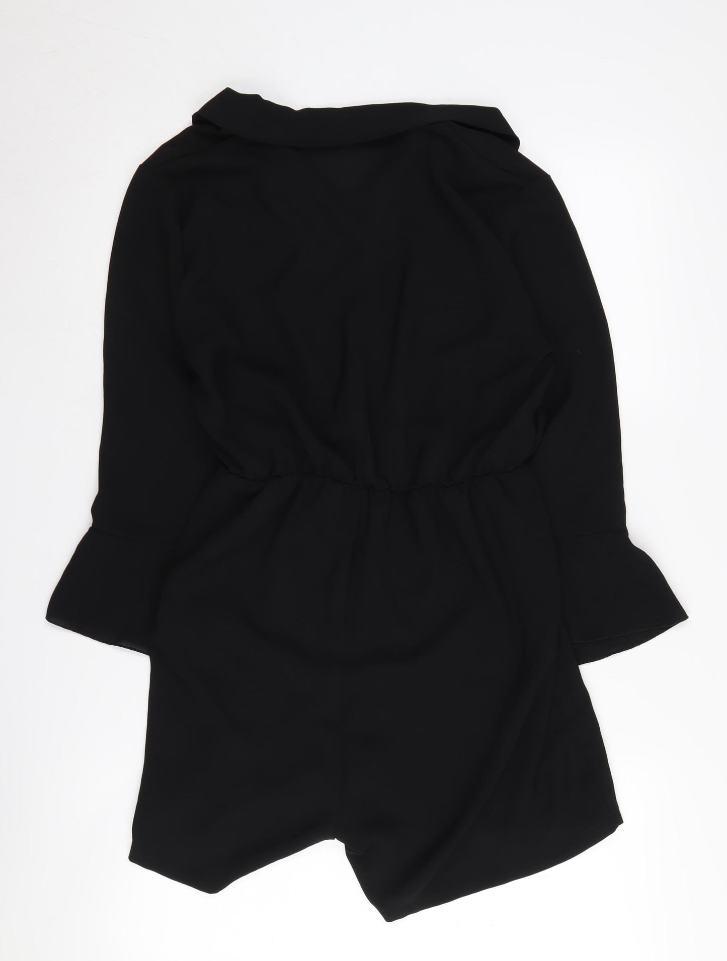 boohoo Women's Black Playsuit Size 14