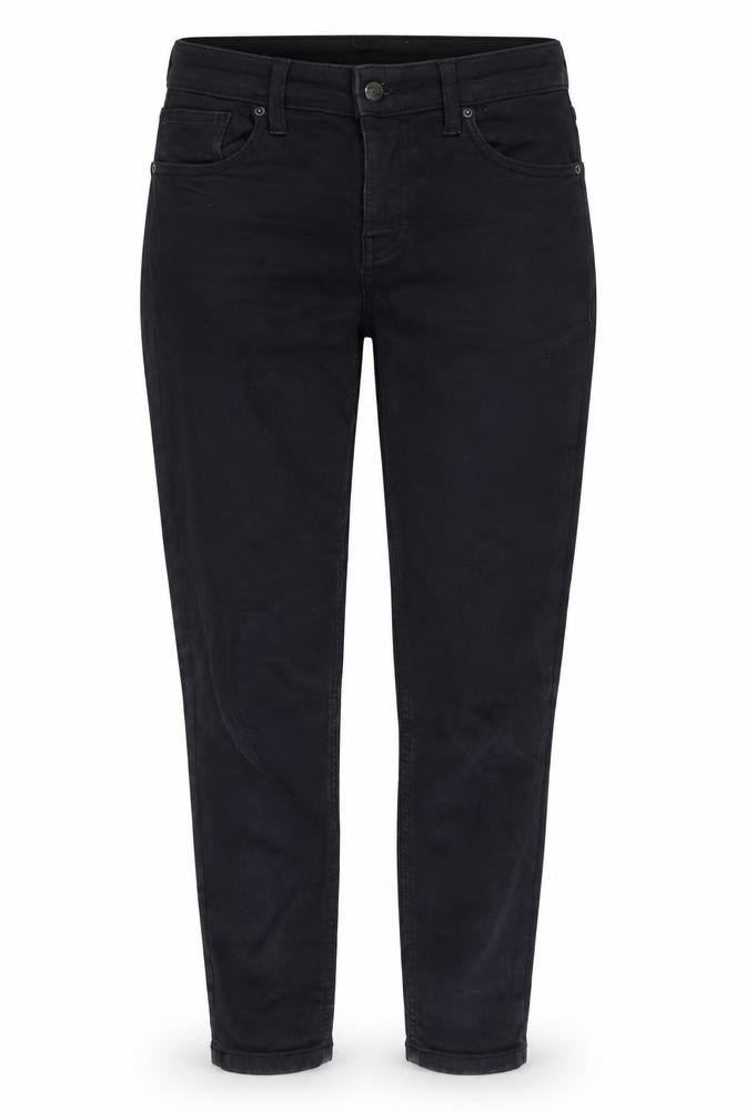 Front view of Topshop Women's Black Skinny Jeans, size 10
