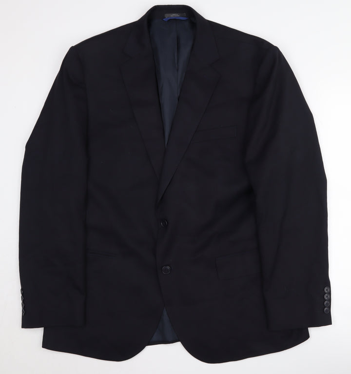 Marks and Spencer Men's Black 42R Blazer Jacket