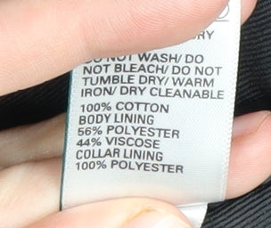 Autograph Men's Black Double-Breasted Blazer 42R