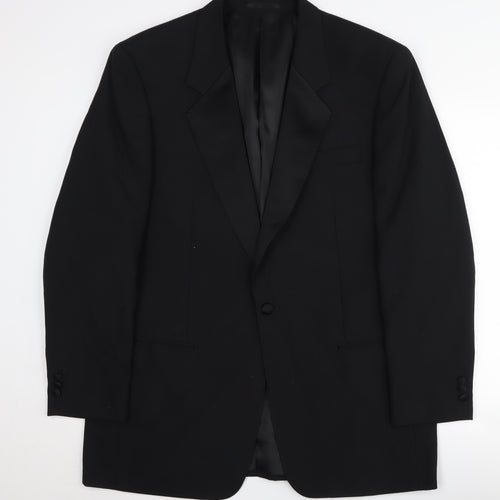 FH Men's Black Shawl Lapel Tuxedo Jacket Size 44