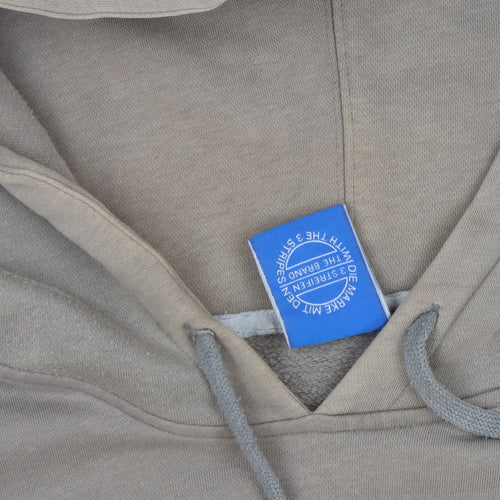 Adidas Men's Brown XL Pullover Hoodie with Logo
