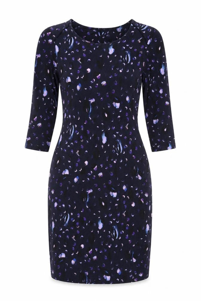Front view of Jigsaw Women’s Multicoloured Sheath Dress M