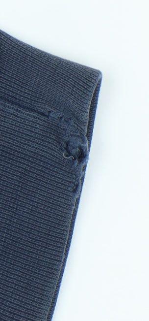 Pretty Green Blue Hoodie Unisex Adults M Full Zip