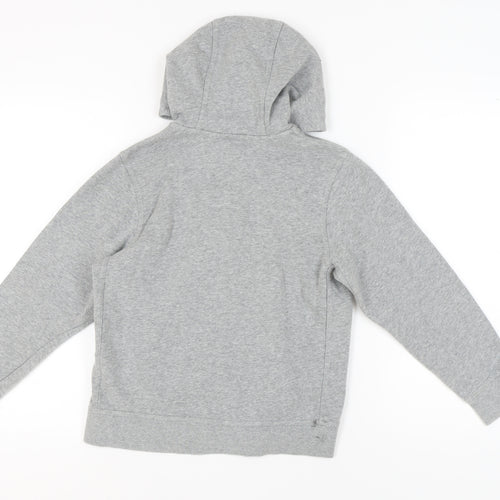 Nike Boys Full Zip Grey Hoodie Size M