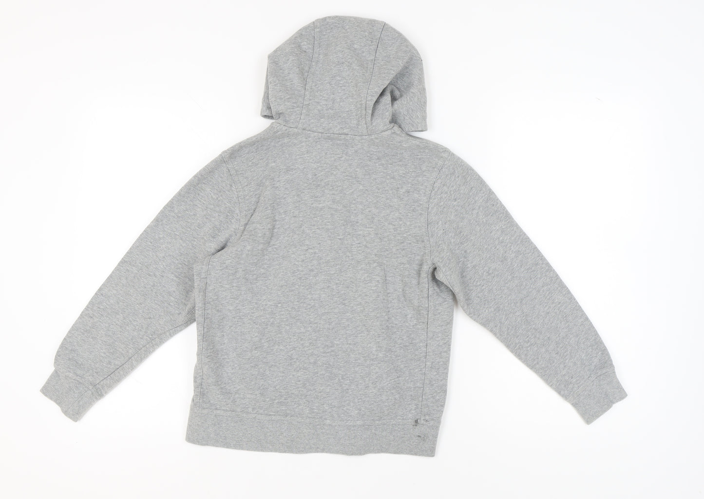 Nike Boys Full Zip Grey Hoodie Size M