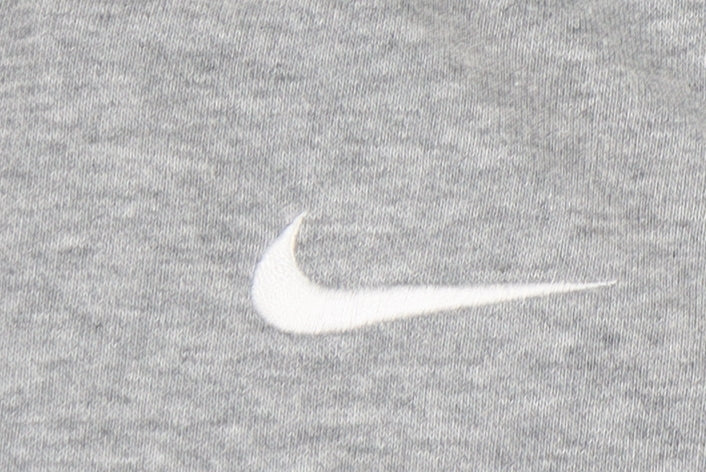 Nike Boys Full Zip Grey Hoodie Size M