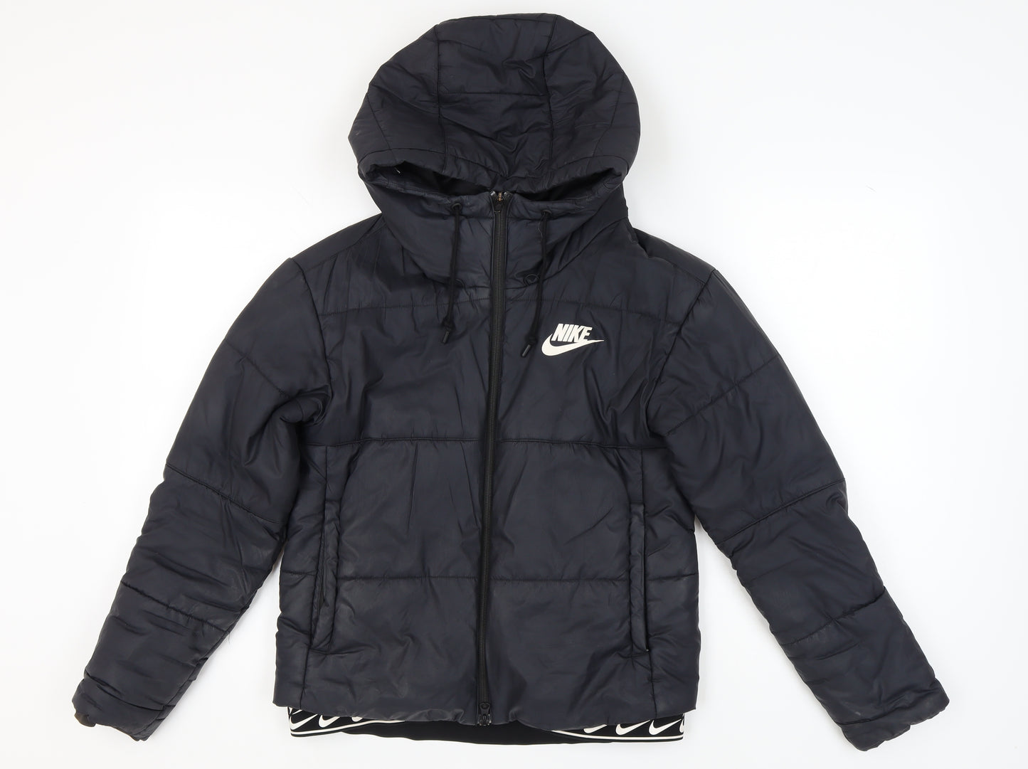 Nike Women's Black Puffer Jacket Size S